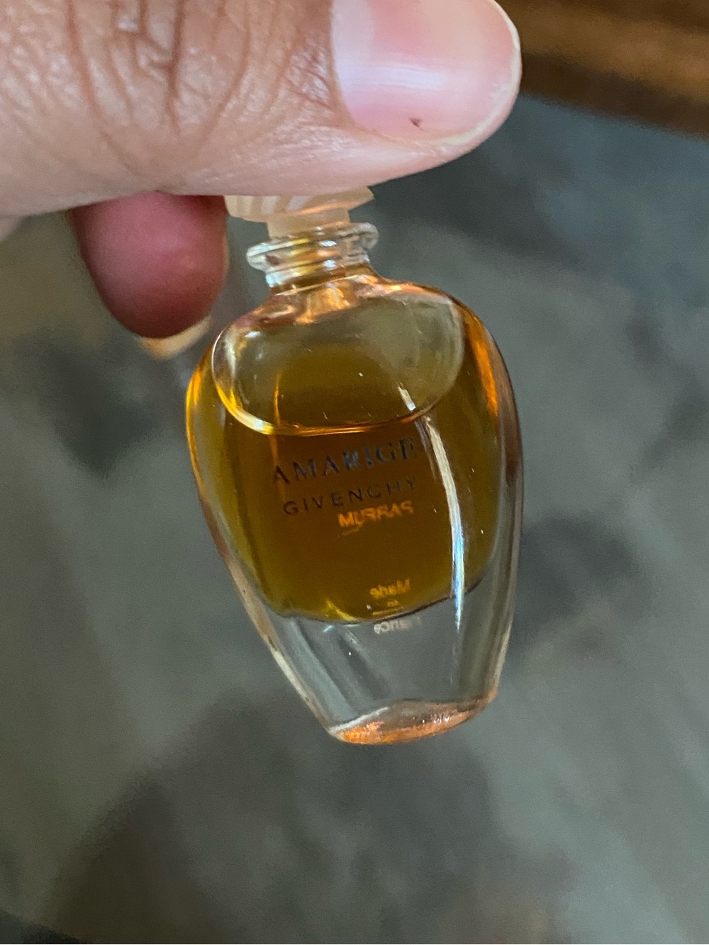 Vintage Givenchy Amarige Miniature Parfum Perfume Mini Splash 4ml Collectible - Picture 7 of 9